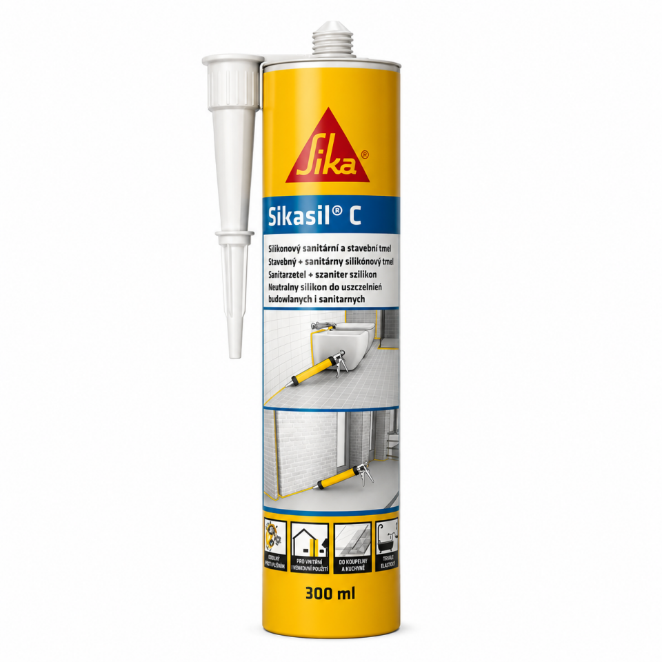 Sikasil C Duşakabin Nötr Silikon 300 ml