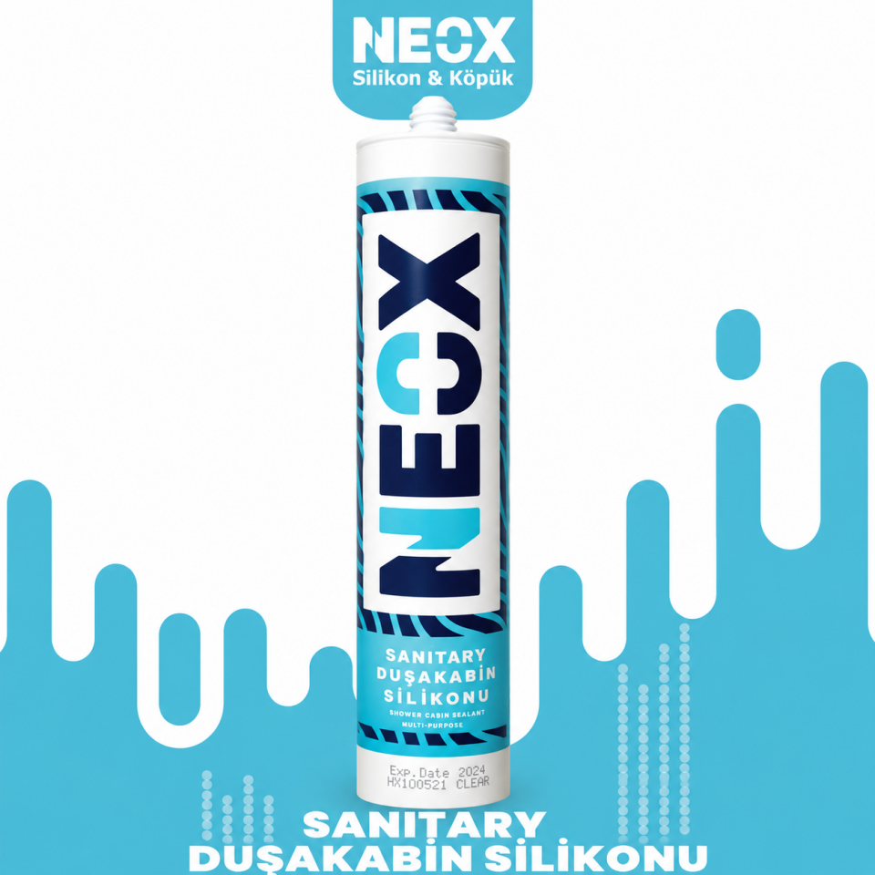 Neox Duşakabin Silikonu 310 ml (24 Adet)