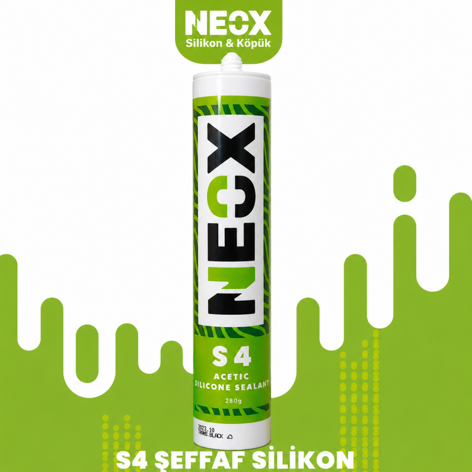 Neox S4 Şeffaf Silikon 280ml