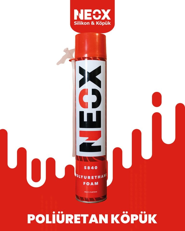 Neox S840 Poliüretan Köpük 750 ml (16 Adet)