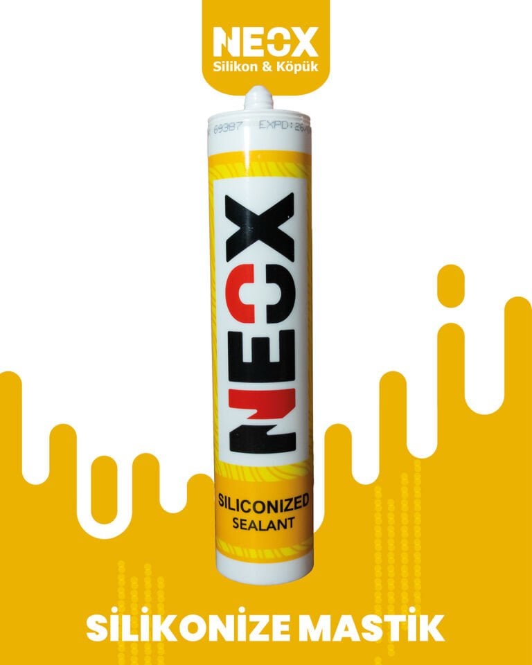 Neox Silikonize Mastik 500 gr (24 adet)