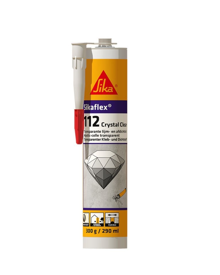 Sikaflex-112 Crystal Clear Şeffaf Yapıştırıcı 290 ml (12 Adet)