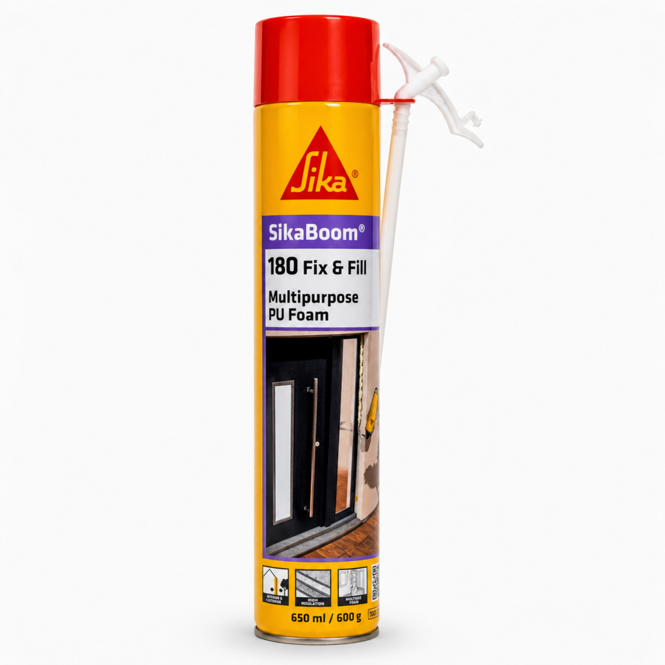 Sika Boom 180 Fix & Fill PU Köpük 650 ml