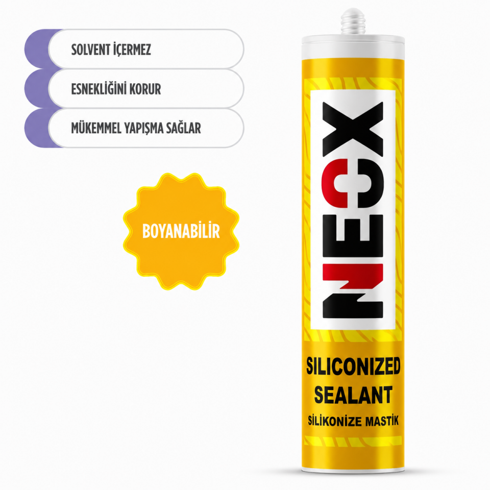 NEOX SİLİKONİZE MASTİK 500gr