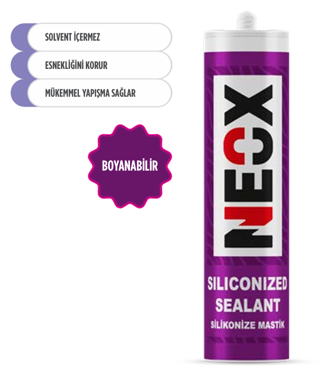 NEOX SİLİKONİZE MASTİK