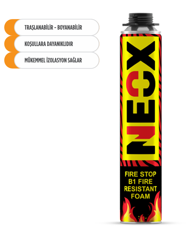 NEOX B1 YANGINA DAYANIKLI KÖPÜK