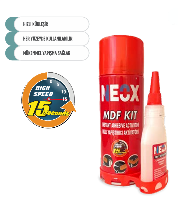 NEOX MDF KİT / HIZLI YAPIŞTIRICI