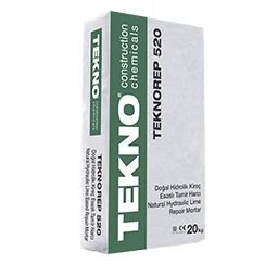 Teknorep 520 Doğal Hidrolik Kireç Esaslı Tamir Harcı